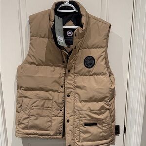 Canada Goose Beige Puffer Vest
